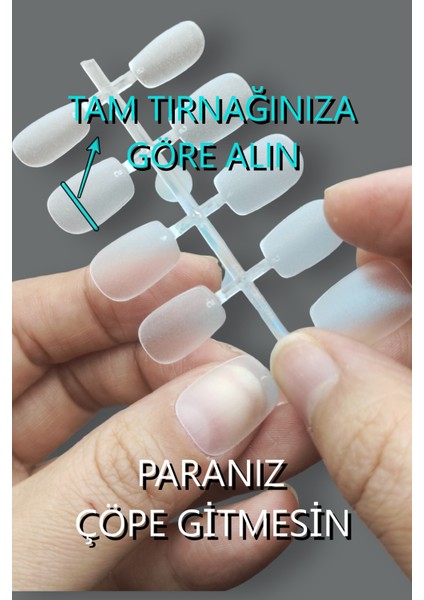 100 Adet Mat LARGE Beden KISA Takma Tırnak Seti KÜT COFFIN Şekil. Özel Kutuda ve Yapıştırıcı Hediyeli indirimleri