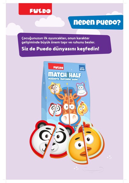 Manyetik Eşleştirme Oyunu - Match The Half