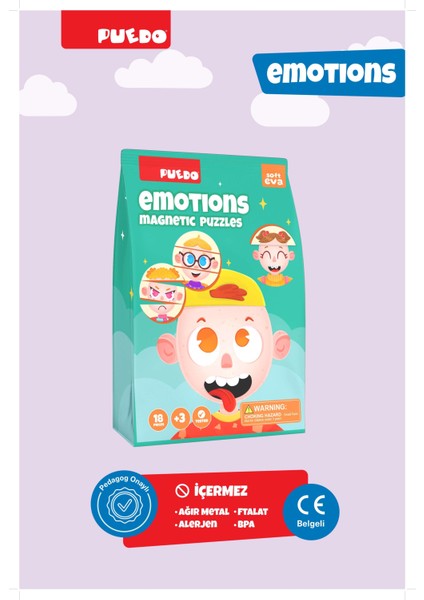 Manyetik Puzzle - Emotions (Duygular)