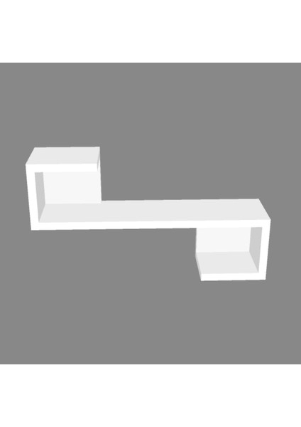 Duvar Rafı Dekoratif S Raf 60 cm