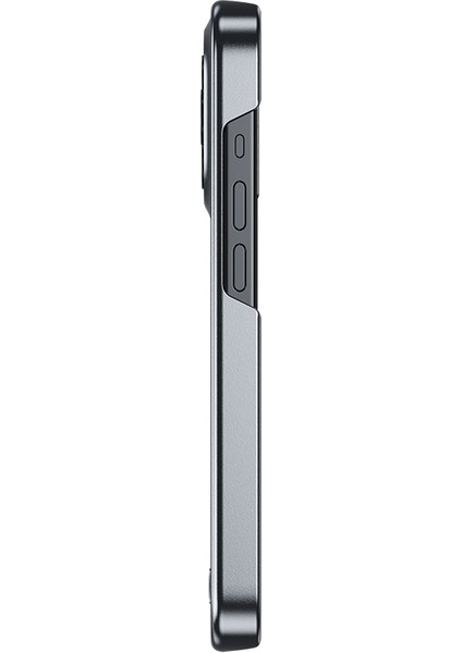 iPhone 15 Plus Uyumlu Kılıf Magsafe Şarj ve Soğutucu Özellikli Benks Biliz Kapak Gri