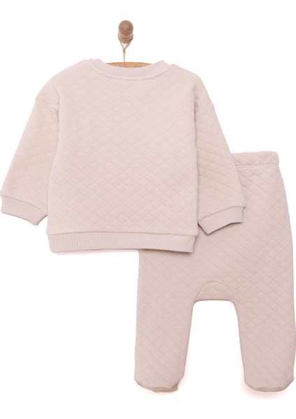 Yenidoğan Kapitone Sweatshirt-Patikli Alt 2li Takım Unisex fiyatları