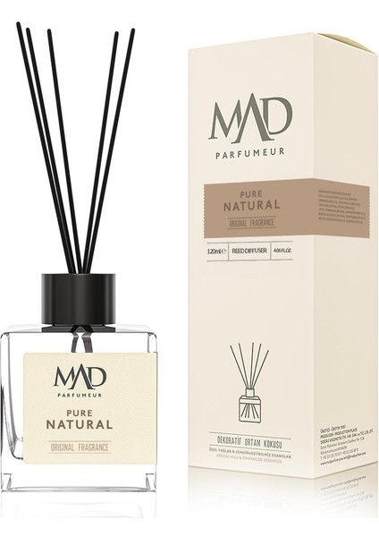 Mad Pure Natural 120 ml Ortam Kokusu
