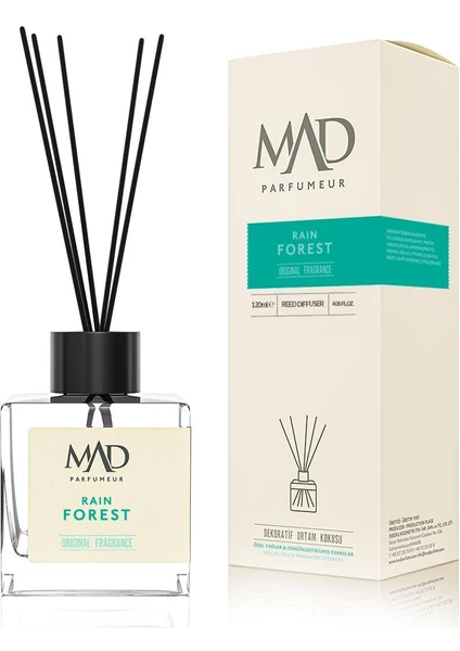 Mad Parfüm Mad Rain Forest 120 ml Ortam Kokusu