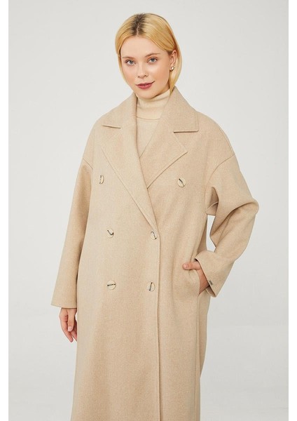 Toprak Oversize Astarsız Kaşe Kaban fiyatları