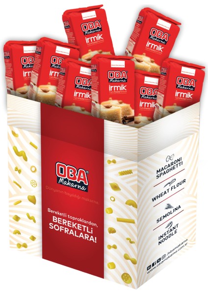 Oba Irmik 500 gr 8 Adet fiyatları
