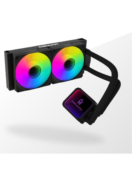 Game Master 2 Fanlı Argb 240MM Watercooler Siyah Sıvı Soğutma