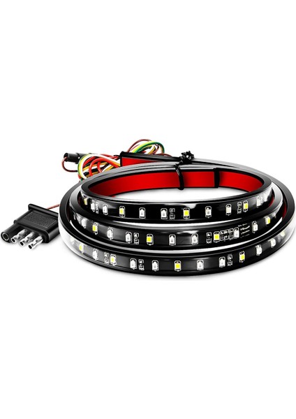 LED Bagaj Kapağı Işık Çubuğu 48 Inç Kuyruk Işık Çubuğu Kamyonet Için Römork Suv Rv Van Tam Fonksiyonlu Fren Ters Dönüş Sinyali (Yurt Dışından)