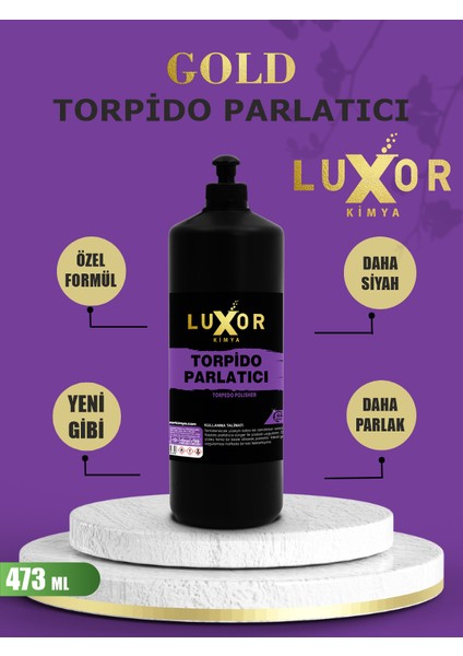 Kimya Gold Serisi Silikonlu Torpido Parlatıcı 473 ml fiyatları