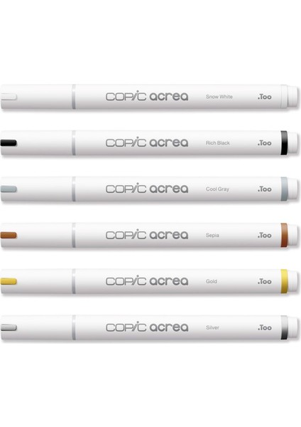 Acrea Su Bazlı Marker 6lı Set - Essentials