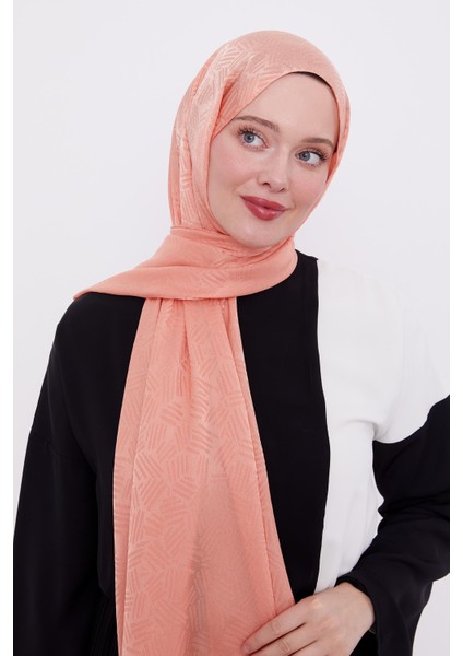 Somon Çubuk Desen Jakarlı Janjan Şal fiyatları