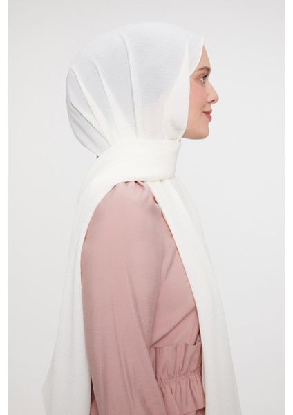 Kırık Beyaz Düz Aerobin Şal modelleri