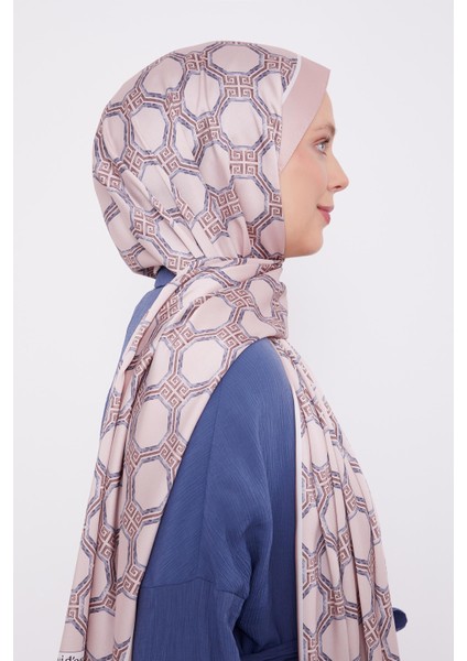 Somon Altıgen Desen Angel Şal modelleri