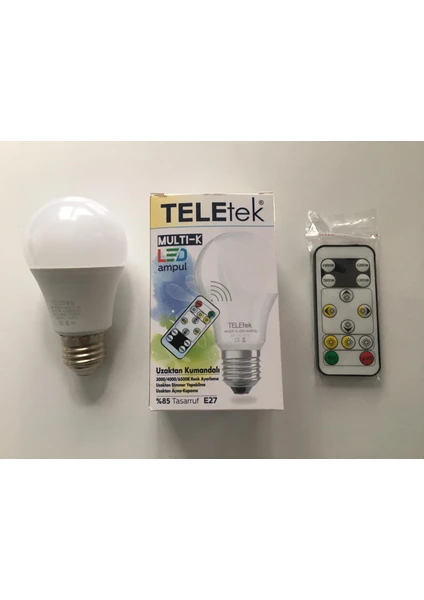 TELETEK Multi-K Uzaktan Kumandalı LED Ampul