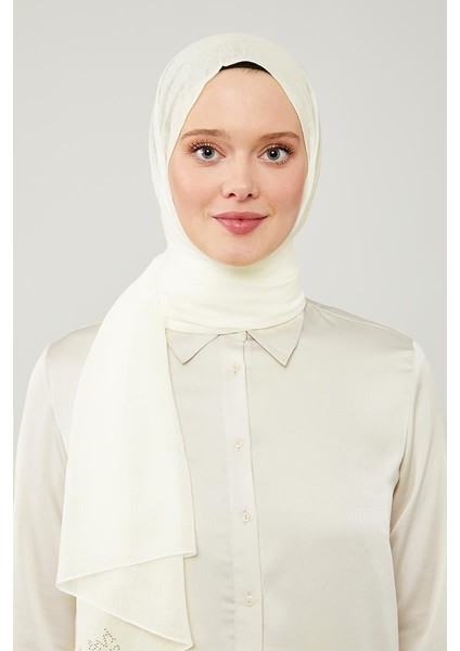 Beyaz Düz Renk Frozen Krep Şal fiyatları