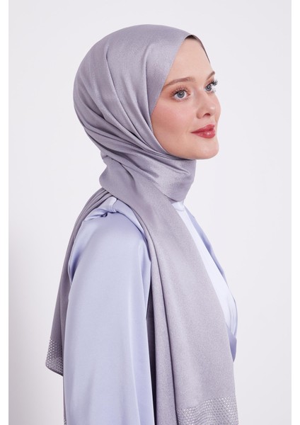 Gümüş Kalın Şerit Diamond Şal fiyatları