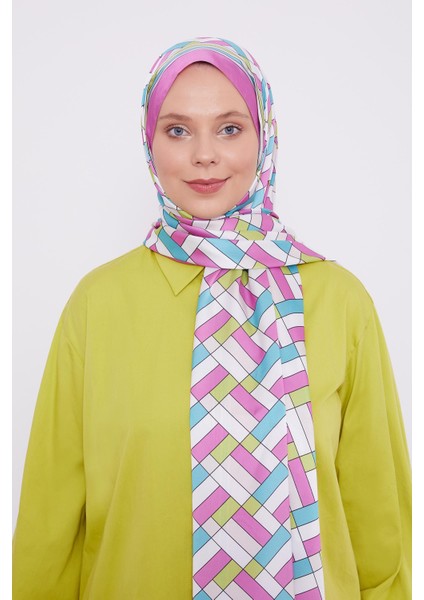 Fuşya Küp Desen Angel Şal fiyatları