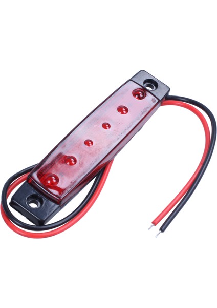 24V 6 Smd LED Araba Hafif Kamyon Römork Yan Işaret Lambası Kırmızı Işık (Yurt Dışından)