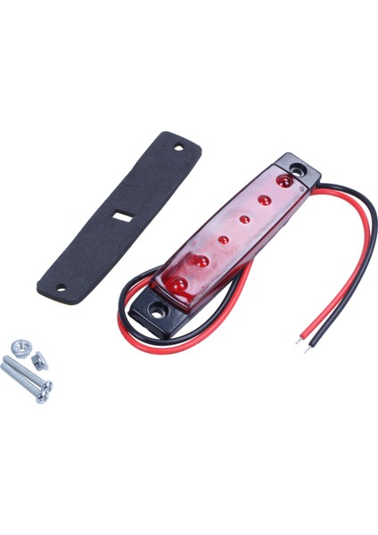 24V 6 Smd LED Araba Hafif Kamyon Römork Yan Işaret Lambası Kırmızı Işık (Yurt Dışından) indirimleri