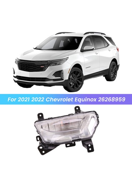 Araba Ön Sol Tampon Sis Lambası Sis Lambası Chevrolet 26268959 Için (Yurt Dışından)