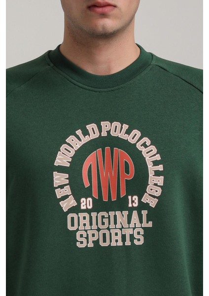 Bisiklet Yaka Ekru Slim Fit Sweatshirt 24FWM60187 fiyatları