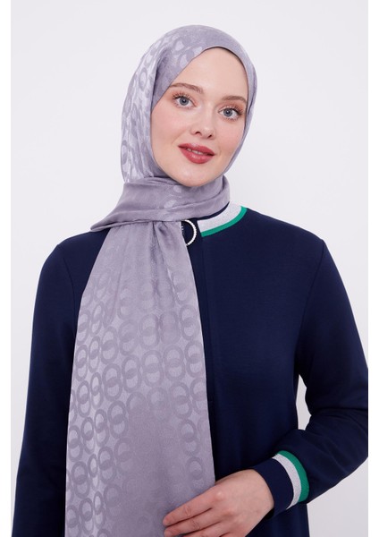 Füme Halka Desen Jakarlı Janjan şal