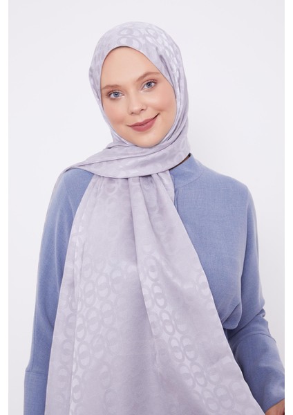 Gümüş Halka Desen Jakarlı Janjan şal fiyatları