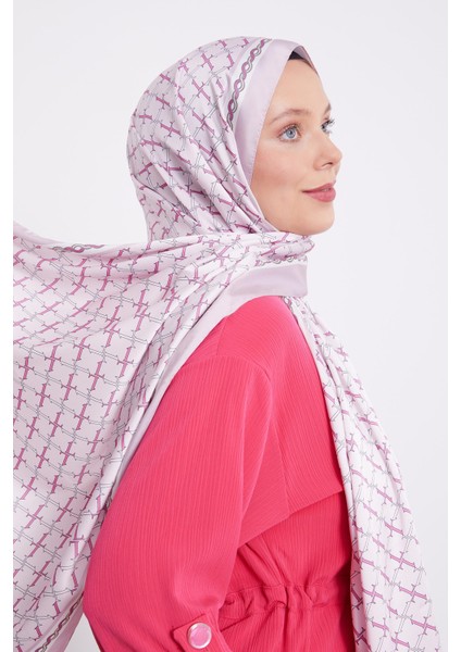 Pembe L Baskılı Angel Şal fiyatları