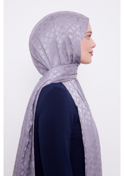 Füme Halka Desen Jakarlı Janjan şal modelleri