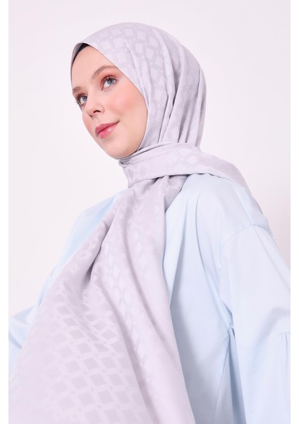 Gümüş Baklava Desen Blue Jakar Şal fiyatları