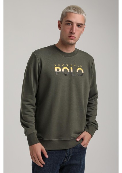 Bisiklet Yaka Lacivert Slim Fit Sweatshirt 24FWM60186 fiyatları