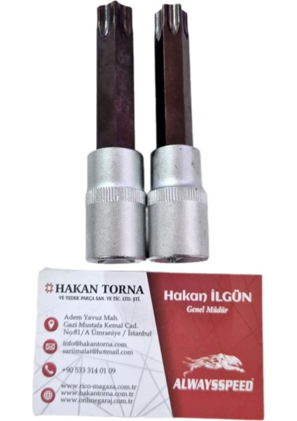 -Arm- 1/2 Uzun Lokmalı T60-T70 Torx Allen Bits