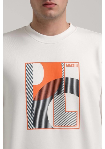 Bisiklet Yaka Siyah Slim Fit Sweatshirt 24FWM60171 modelleri