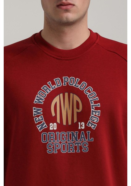 Bisiklet Yaka Ekru Slim Fit Sweatshirt 24FWM60187 fiyatları