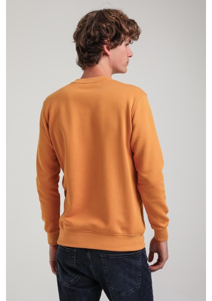 Bisiklet Yaka Lacivert Slim Fit Sweatshirt 23FWM60152 fiyatları