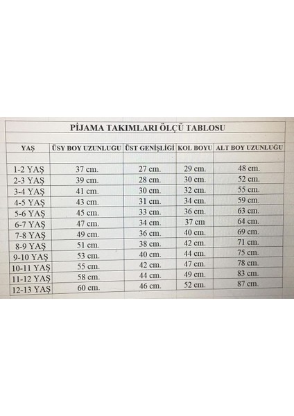 Elmp Yılbaşı Desenli %100 Pamuk Unisex Kız ve Erkek Çocuk Pijama Takımı 1-13 Yaş 4000