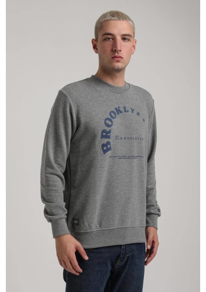 Bisiklet Yaka Bordo Slim Fit Sweatshirt 24FWM60172 fırsatları