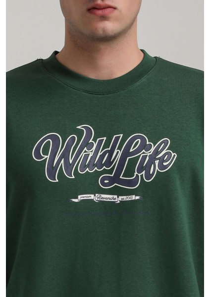 Bisiklet Yaka Ekru Slim Fit Sweatshirt 24FWM60195 fırsatları