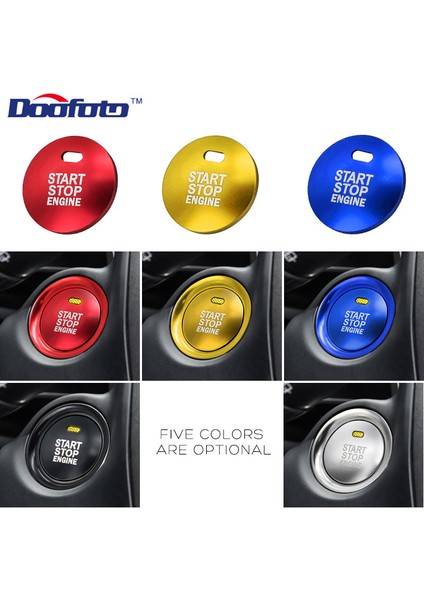 Araba Iç Dekorasyon Motor Çalıştırma Durdurma Kontak Anahtarı Halkası Kapağı Mazda 3 Için Fit Bm Bn 6 Gj1 Gl Cx4 Cx5 Cx 5 Axela Cx3 Atenza (Yurt Dışından) modelleri