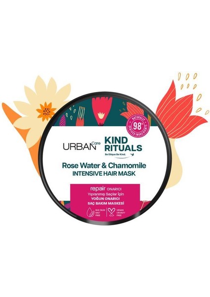 Kind Rituals Rose Water Chamomile Saç Bakım Maskesi 230 ml modelleri