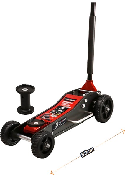 3ton Off-Road Düşük Profil Kriko Arazi Araç Krikosu D12003803