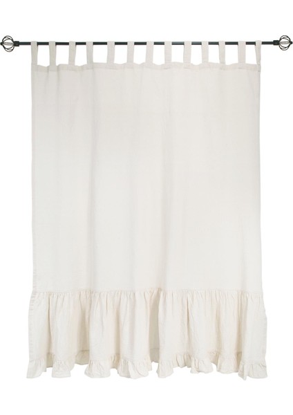 Naturel Perde Rustik Pileli Vintage 240x185 cm