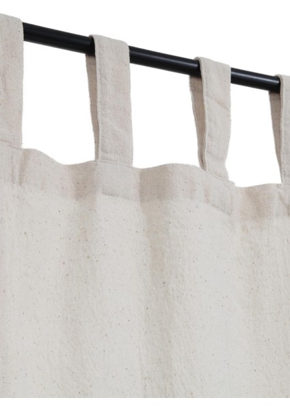 Naturel Perde Rustik Pileli Vintage 240x185 cm