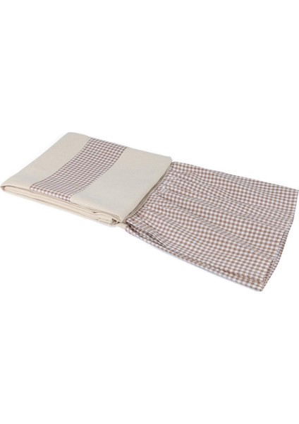 Naturel Perde Kornişli Vintage Kahve 200X185 cm fiyatları