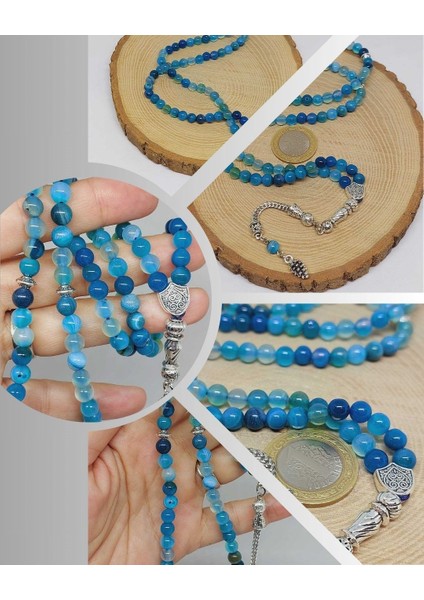 Akik Taşı 99LUK Tesbih 6mm (27895)