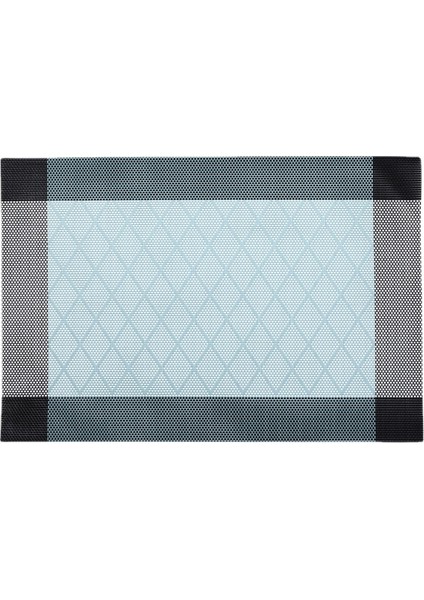 Vinil Plastik Placemats 6'lı Set Yıkanabilir Isıya Dayanıklı Kaymaz Zarif Dayanıklı Mutfak Yemek Pvc Dokuma Masa Placemats (Yurt Dışından)