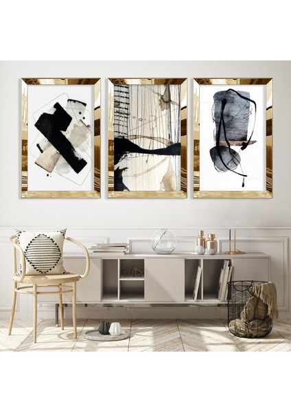 Kolaj Çizimgold Pleksili Mdf Tablo fiyatları