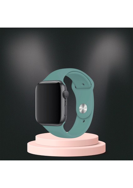 Apple Watch  Ultra Silikon Kordon 42-44-45-49 Mm/l Uyumlu Kaktüs