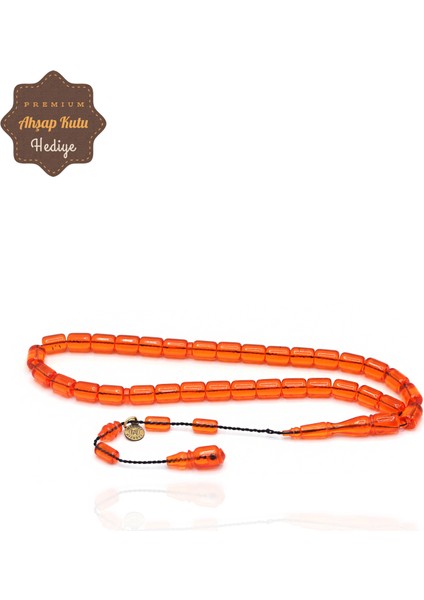 Turuncu Kapsül Kesim Özel Sistem Ateş Kehribar Tesbih 201023534