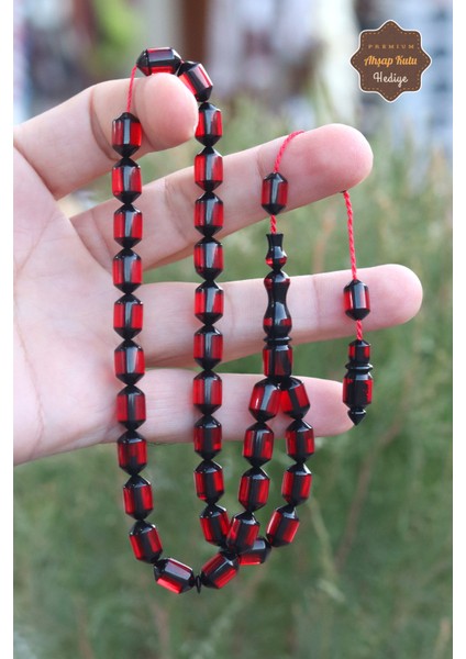 Kırmızı Sürmeli Kapsül Kesim Özel Sistem Ateş Kehribar Tesbih 201023509 fiyatları